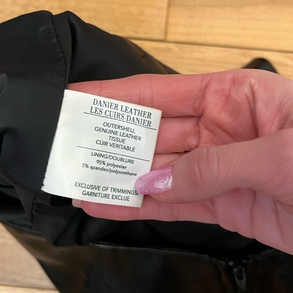 Danier Sport Vintage Leather Midi Skirt - Picture 5 of 8